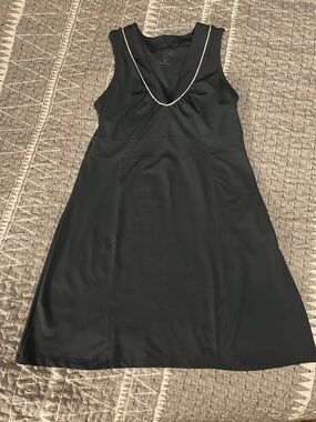 Athleta Match Point Dress Abalone Grey Medium
